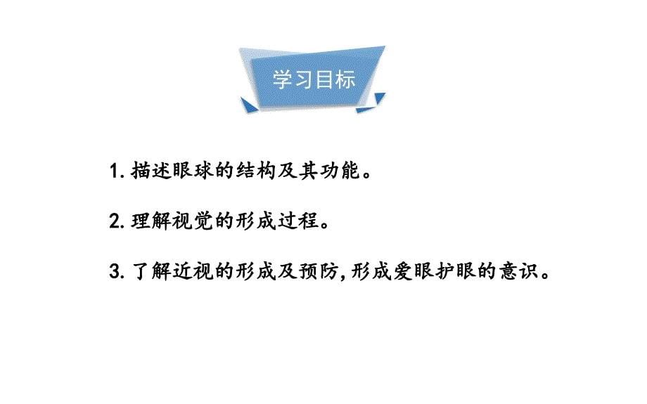 【生物】人体对外界环境的感知-眼睛课件2023--2024学年人教版生物七年级下册_第5页