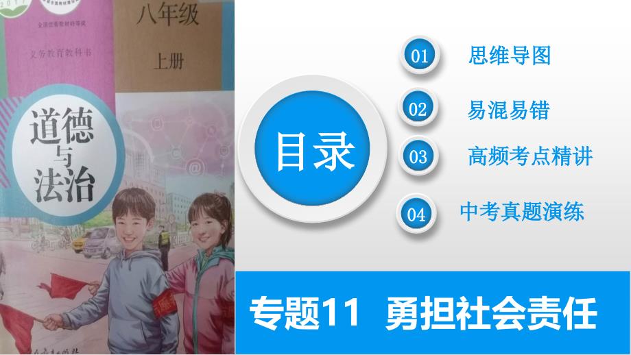 2025年中考道德与法治一轮复习考点精讲课件专题03 勇担社会责任（含答案）_第2页