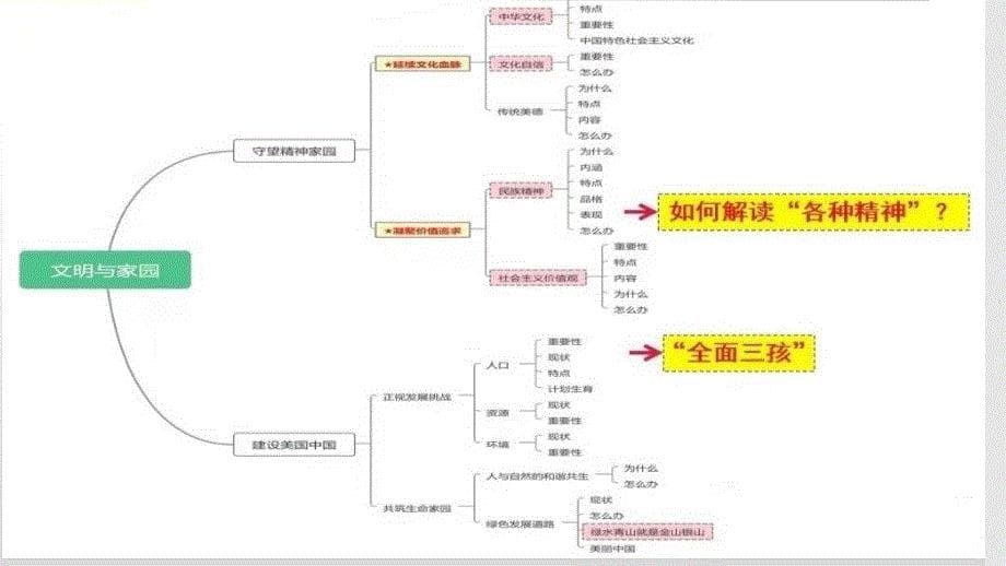 2025年中考道德与法治一轮复习考点精讲课件专题19 文明与家园（含答案）_第5页