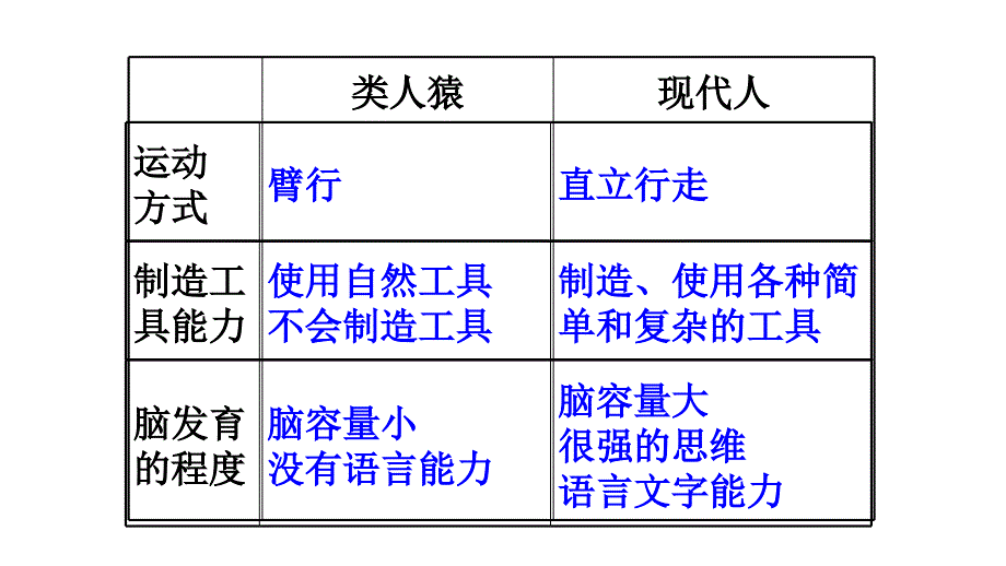 【生物】人体的由来复习课件-2023--2024学年人教版生物七年级下册_第4页