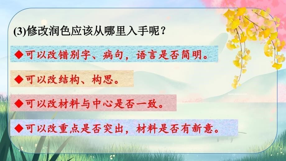 统编版语文九年级下册第四单元写作《修改润色》课件_第5页