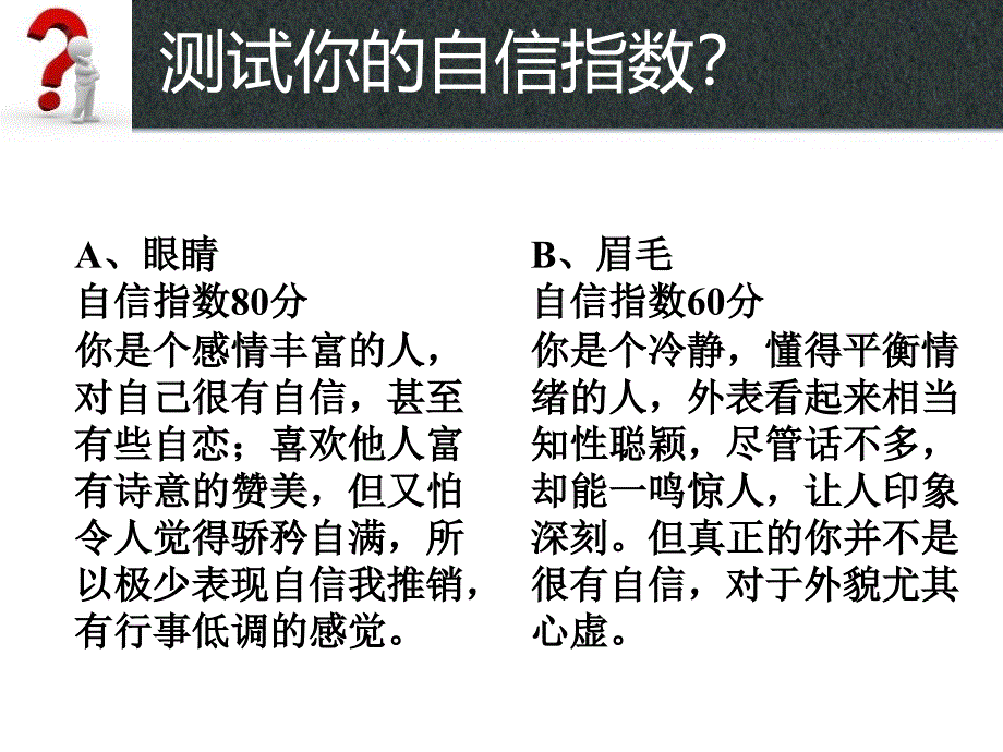 【高端】高一（72）班《我是最棒的你自信吗？》主题班会（28张PPT）课件_第3页