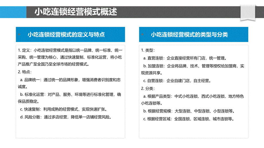 小吃连锁经营模式探析-洞察分析_第4页