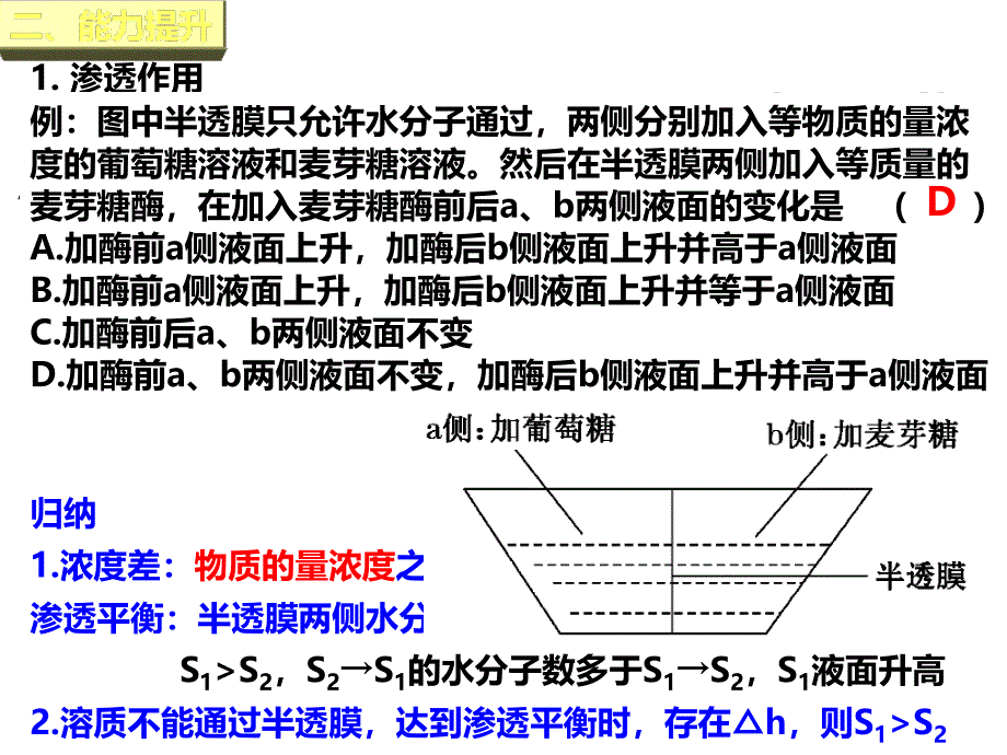 高中课件 细胞的物质输入和输出_第3页