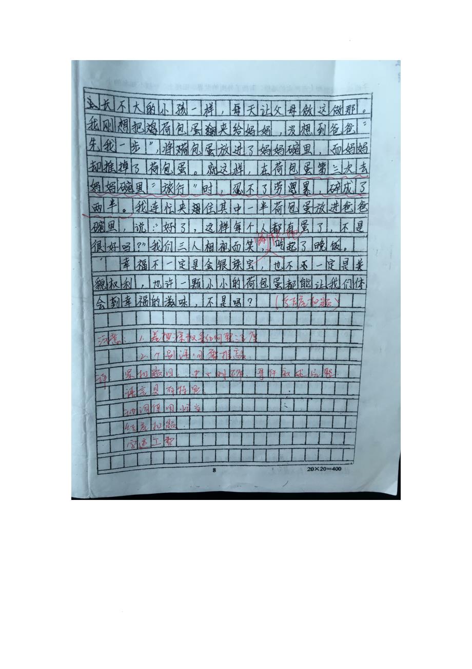 初中语文作文批改策略探究一教学设计_第4页