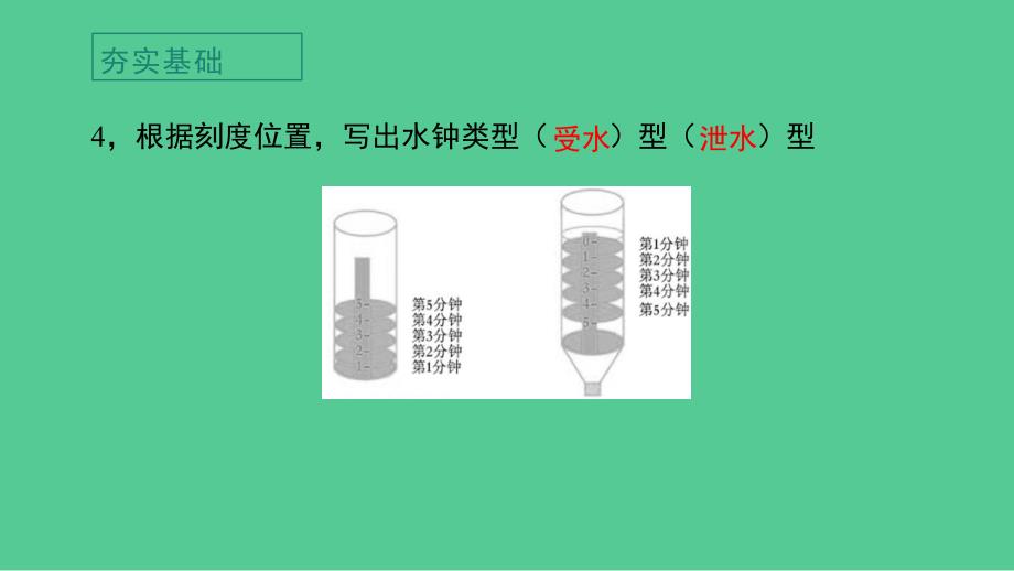 教科版小学五年级科学上册第三单元第3课《我们的水钟》作业课件_第4页