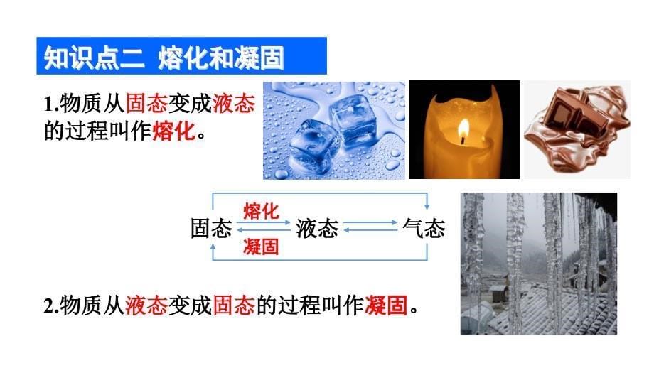 初中物理新人教版八年级上册第三章第2节 熔化和凝固教学课件2024秋_第5页