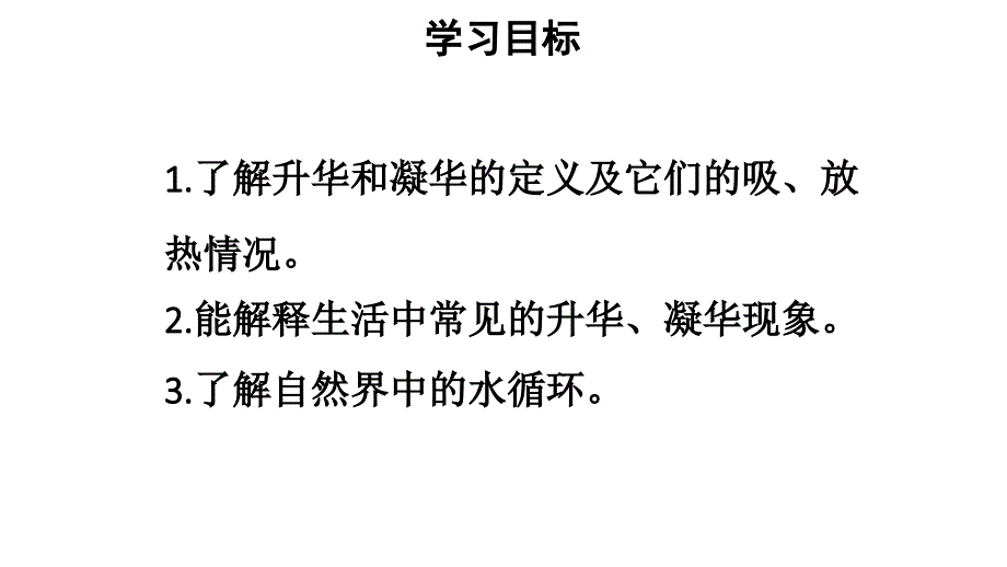 初中物理新人教版八年级上册第三章第4节 升华和凝华教学课件2024秋_第2页