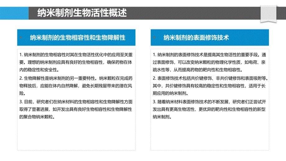 纳米制剂生物活性优化-洞察分析_第5页