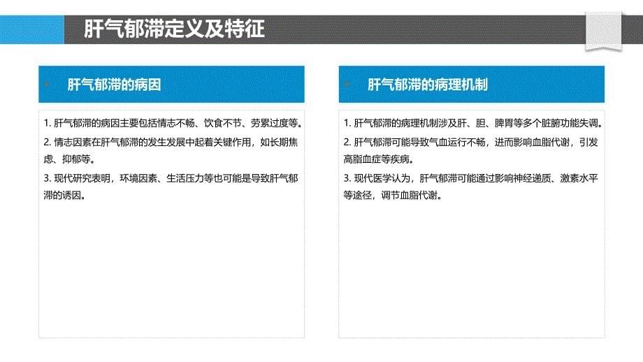 肝气郁滞对血脂代谢的调控机制-洞察分析_第5页