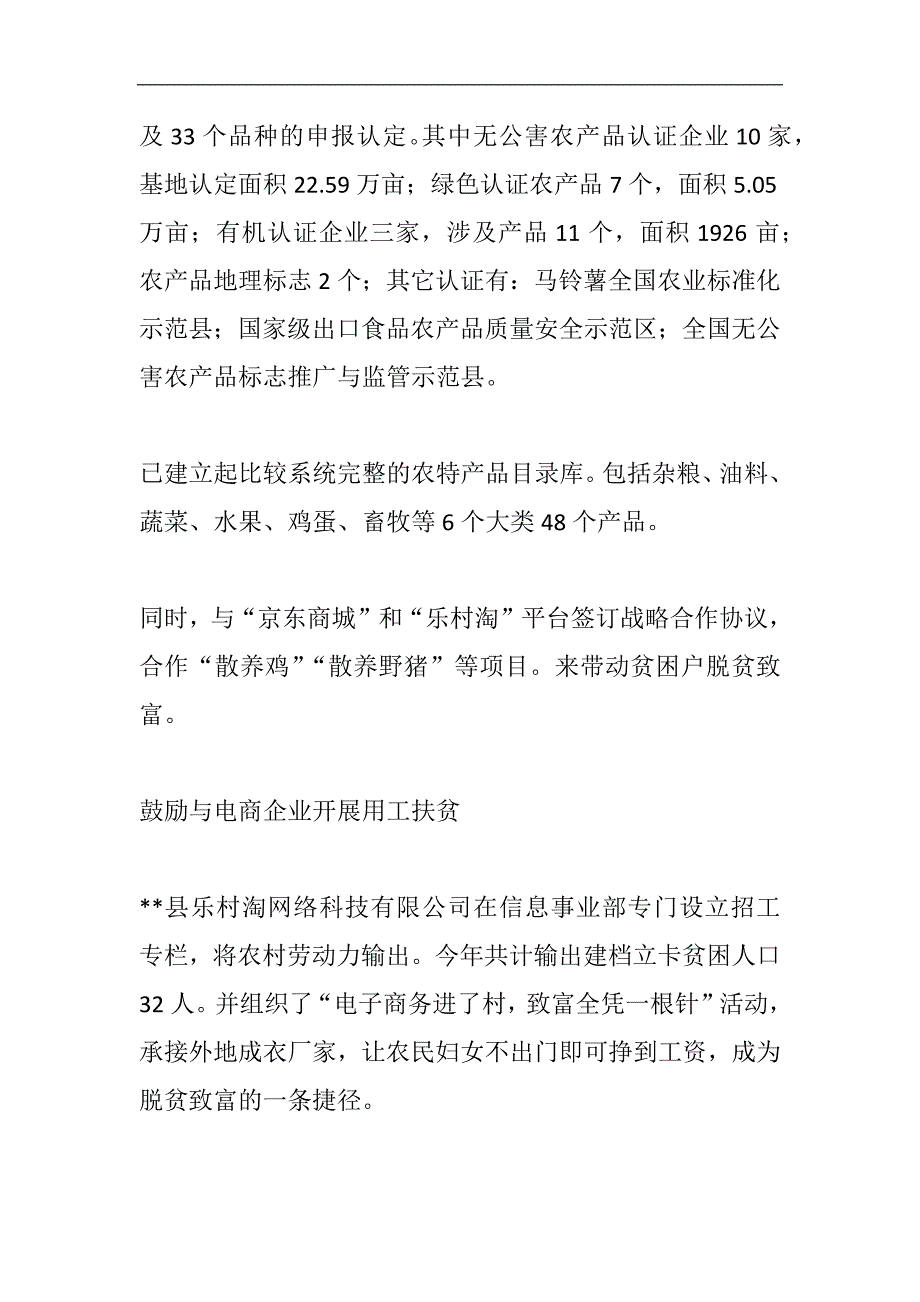 2024年电商扶贫工作总结精选篇二_第4页