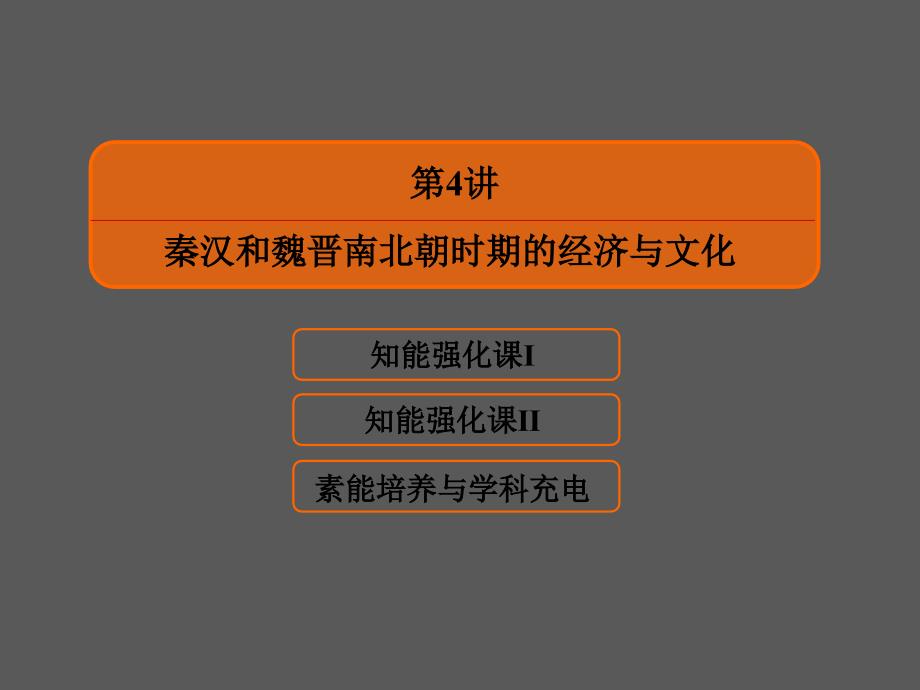 高中课件 秦汉和魏晋南北朝时期的经济与文化_第3页