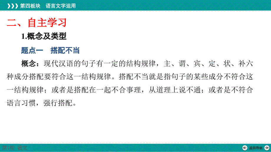 2025届高三语文修改病句+——句子搭配不当、语序不当++课件_第4页