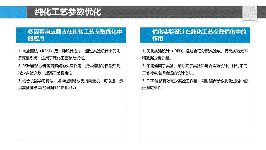 纯化工艺优化策略-洞察分析_第4页