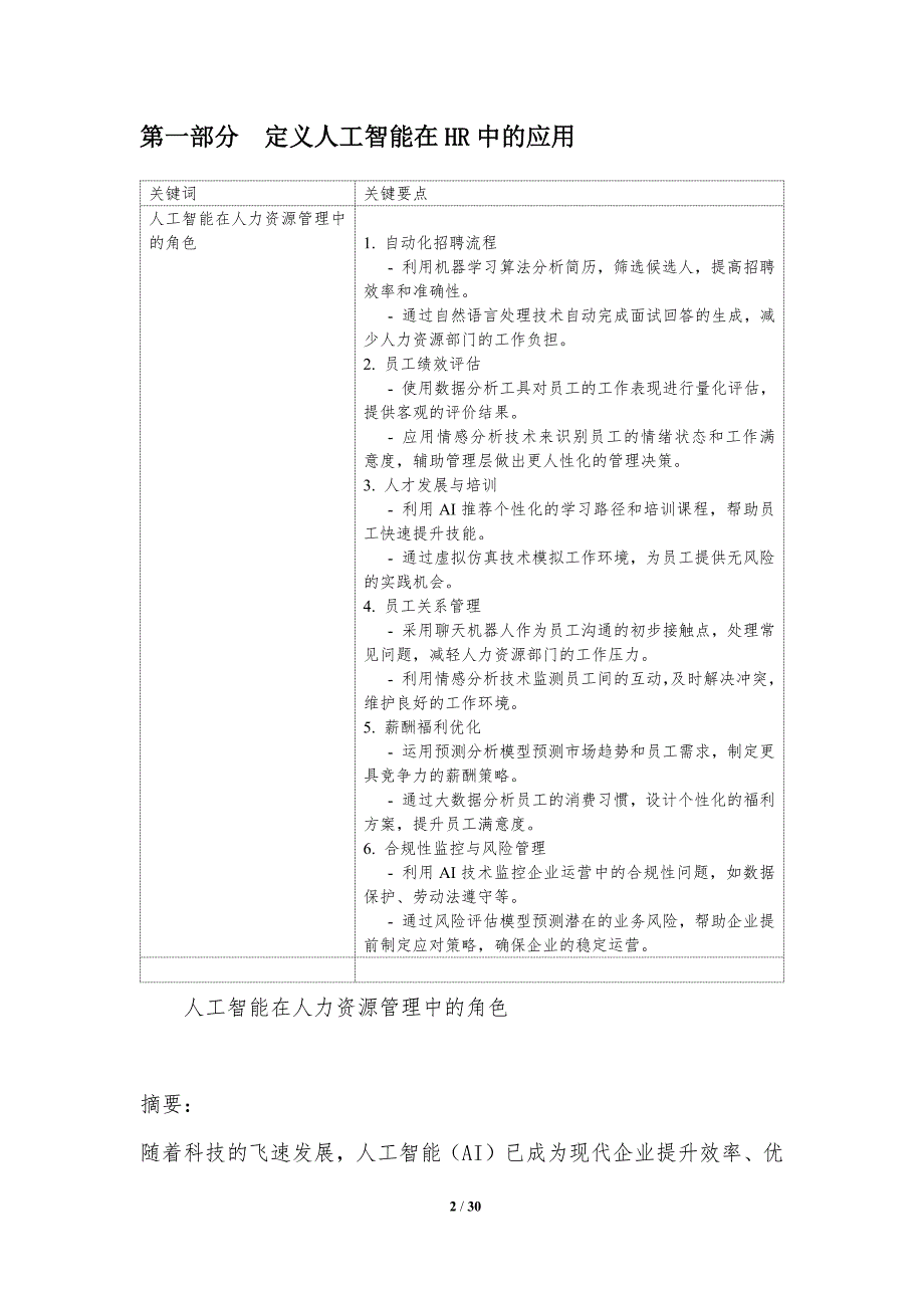 人工智能在人力资源管理中的角色-洞察分析_第2页