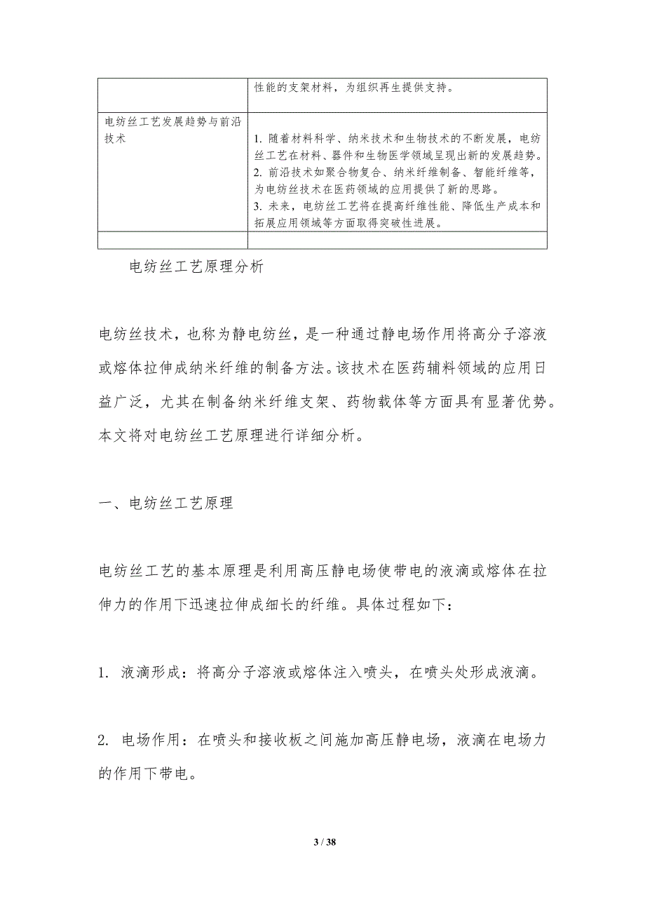 医药辅料电纺丝工艺优化-洞察分析_第3页