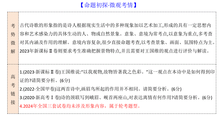 2025届高考之古代诗歌鉴赏之人物形象鉴赏_第4页