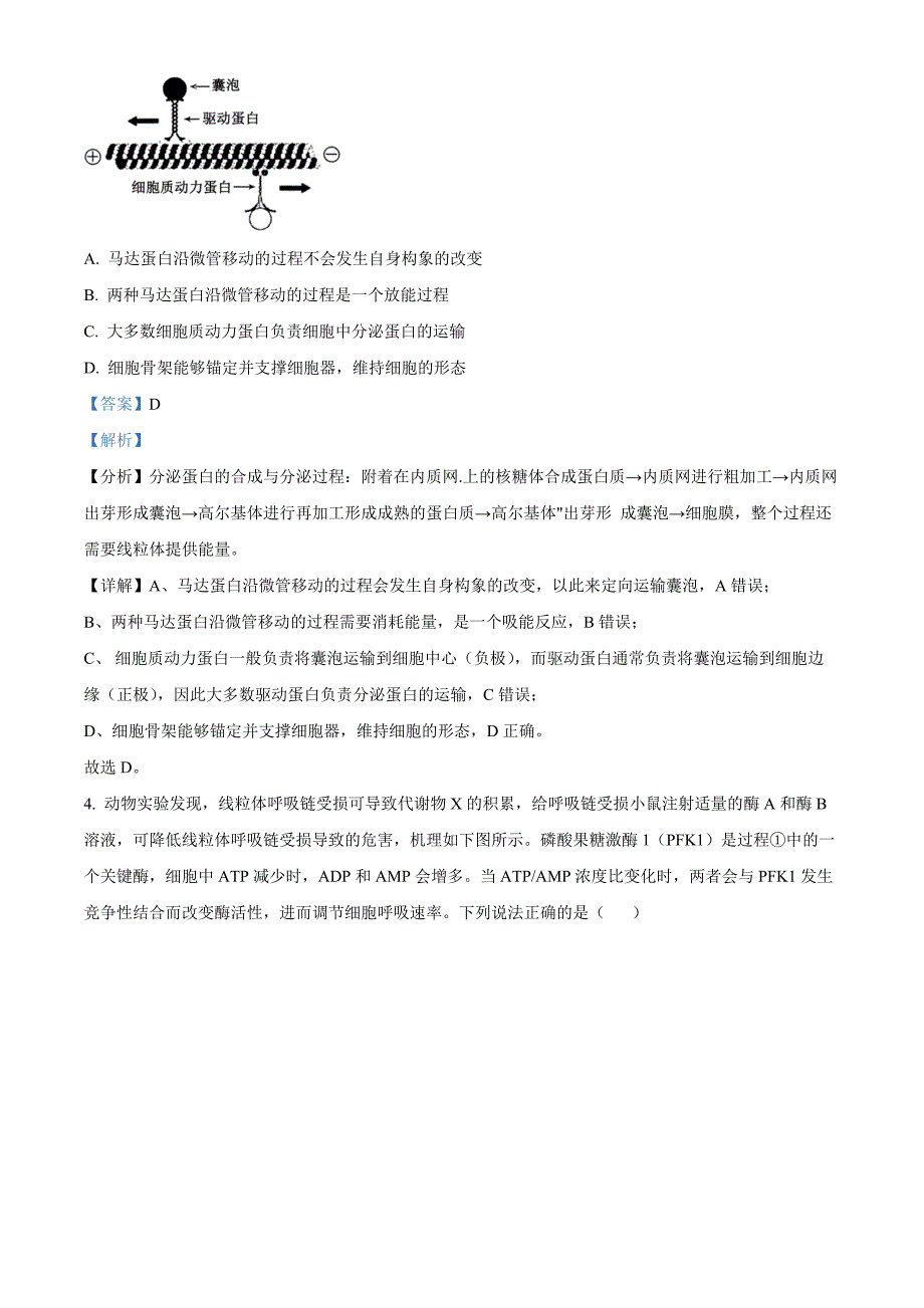 山东省青岛市黄岛区22025届高三上学期11月期中考试生物word版含解析_第3页