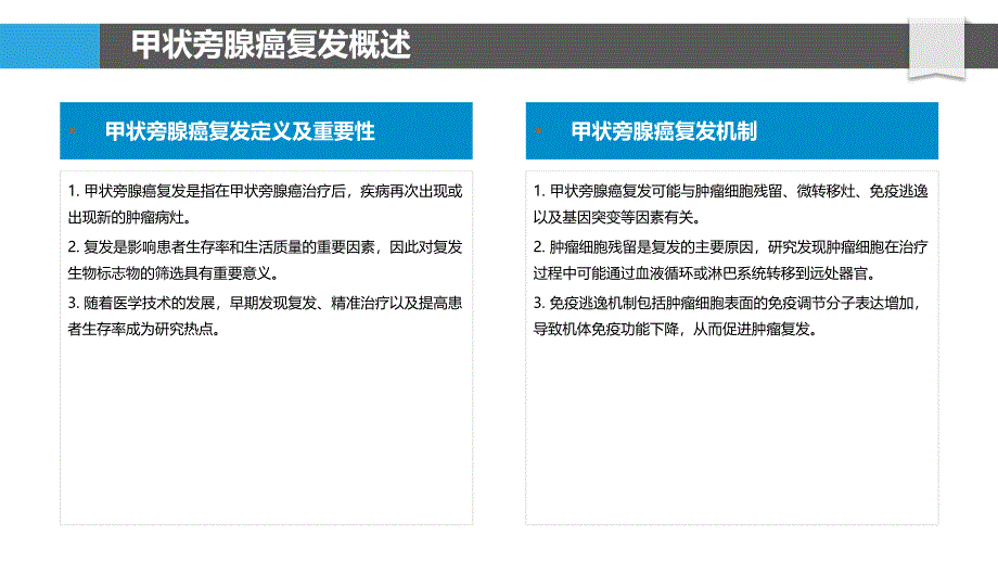 甲状旁腺癌复发生物标志物筛选-洞察分析_第4页