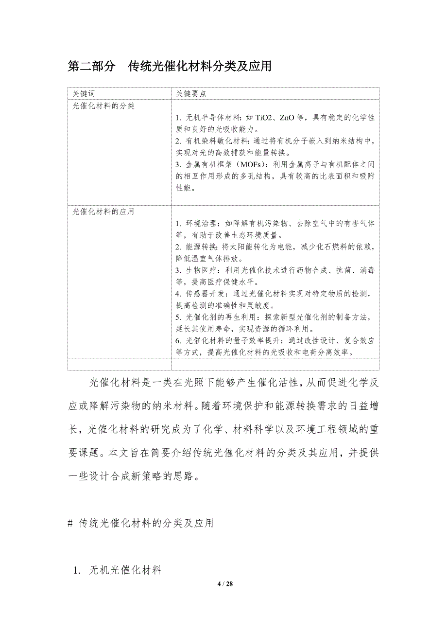 光催化材料设计与合成新策略-洞察分析_第4页