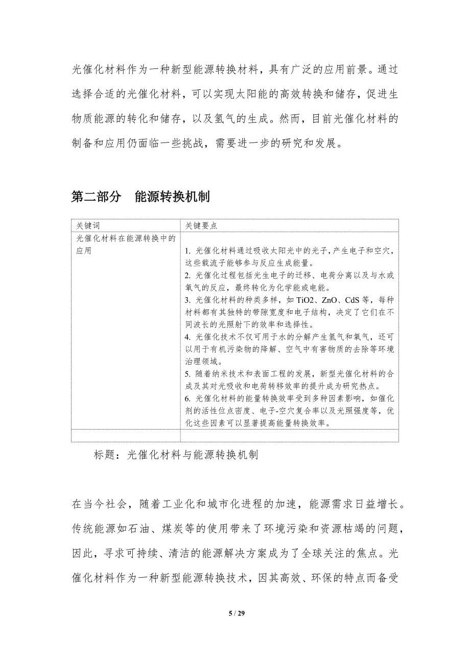 光催化材料与能源转换-洞察分析_第5页