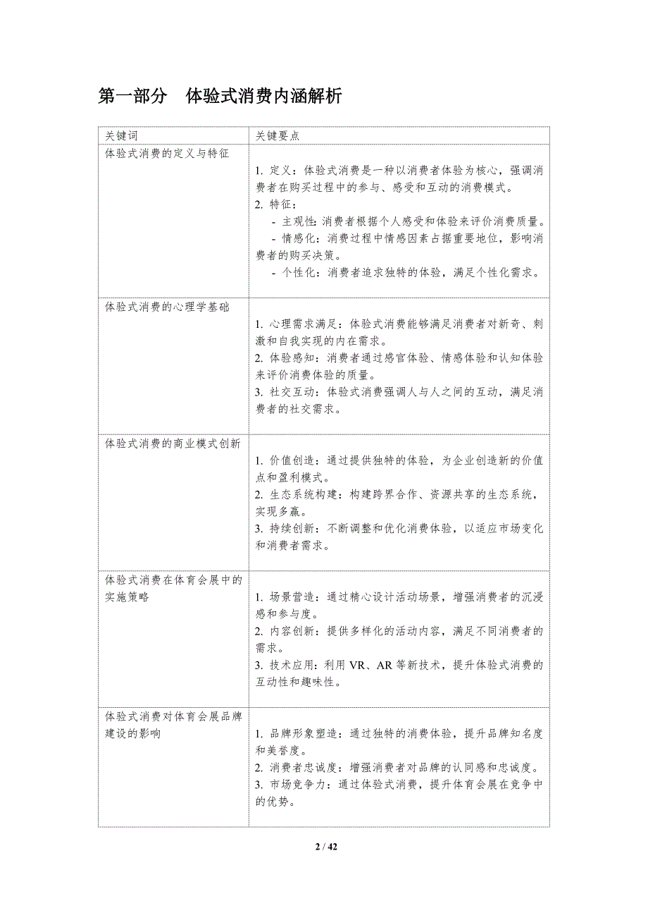 体验式消费在体育会展中的应用-洞察分析_第2页