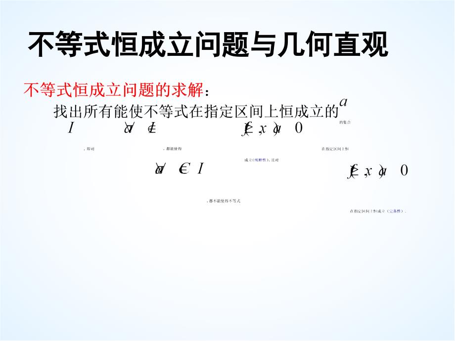 高中课件 从直观想象的视角研究不等式恒成立问题_第4页