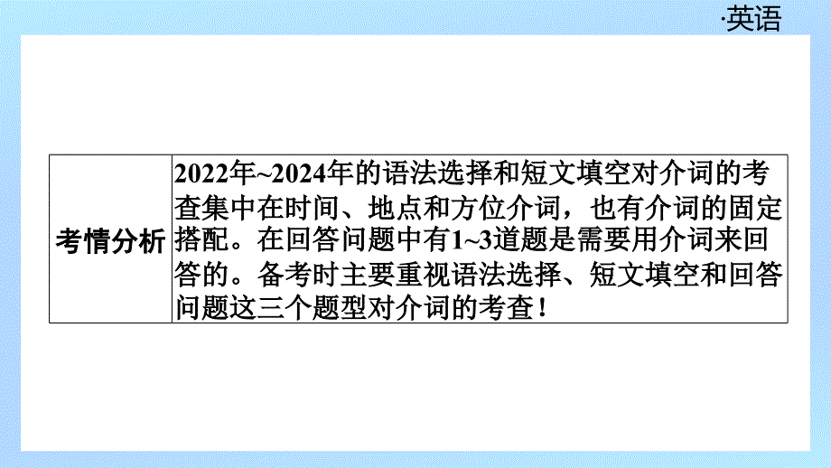 2025年广东中考英语语法模块专题复习课件第三节　介　词+_第4页