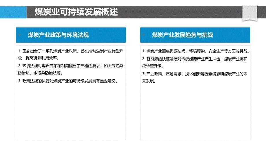 煤炭业可持续发展风险预警机制-洞察分析_第5页