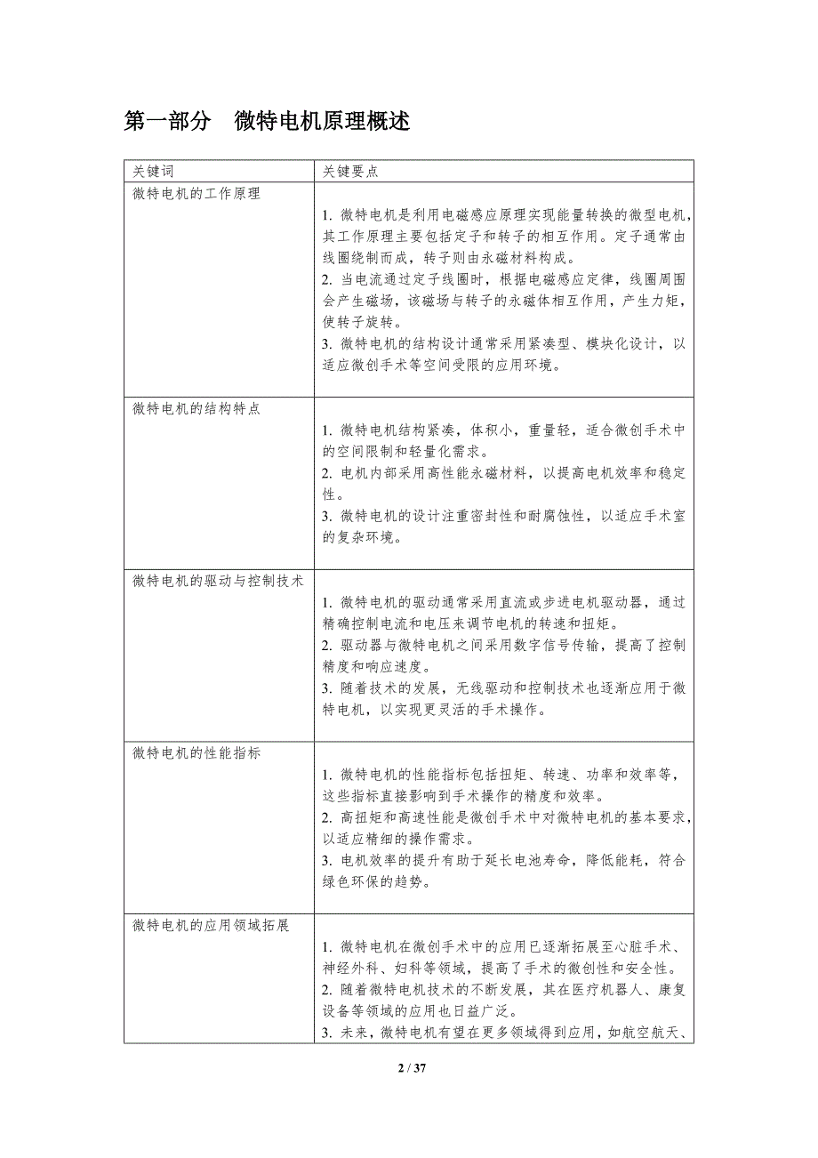 微特电机在微创手术中的应用-洞察分析_第2页