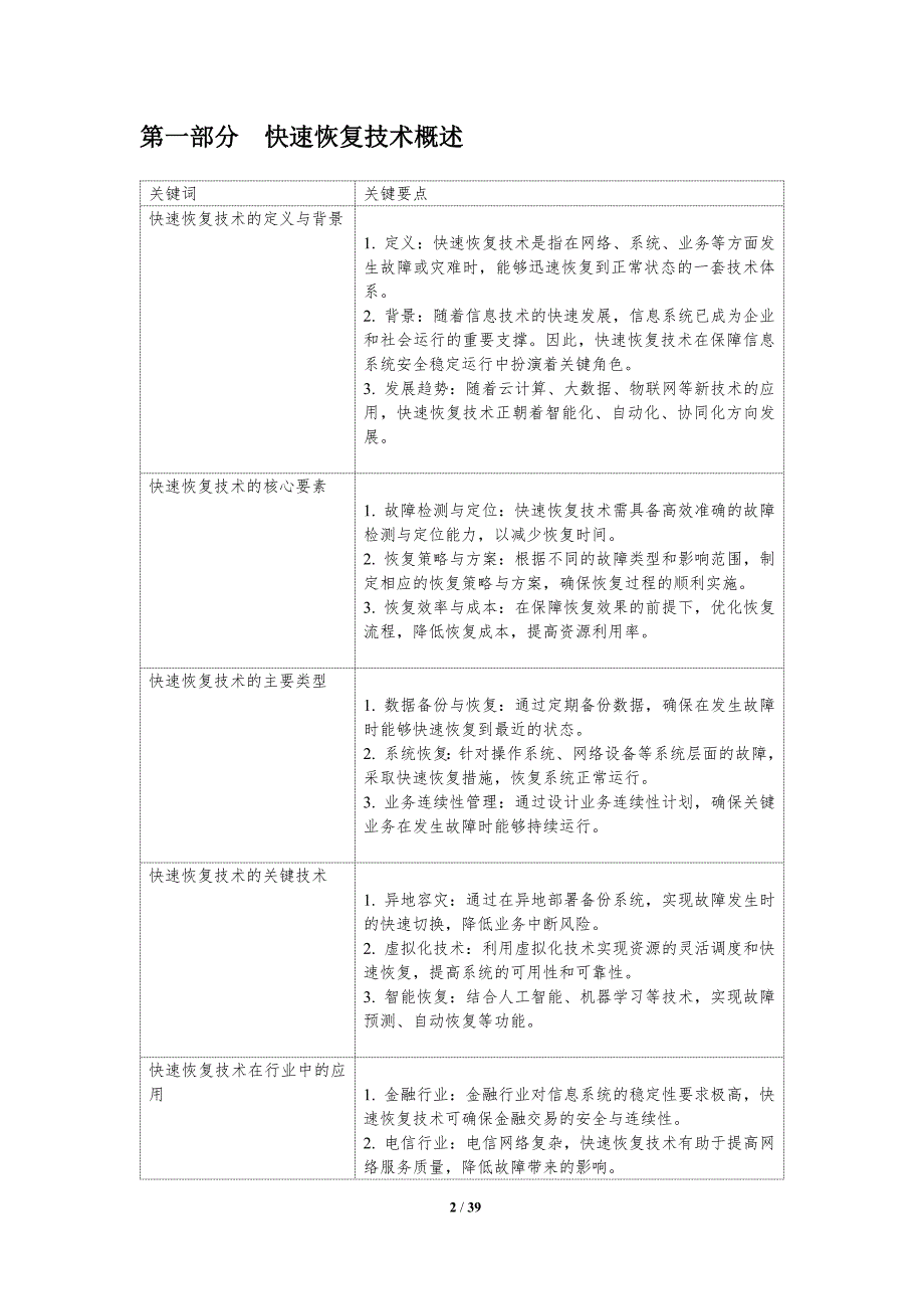 快速恢复技术评估-洞察分析_第2页