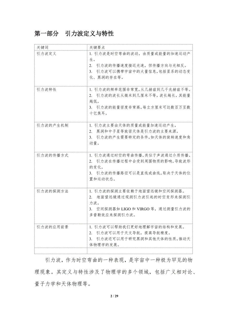 引力波在宇宙中的作用机制-洞察分析_第2页