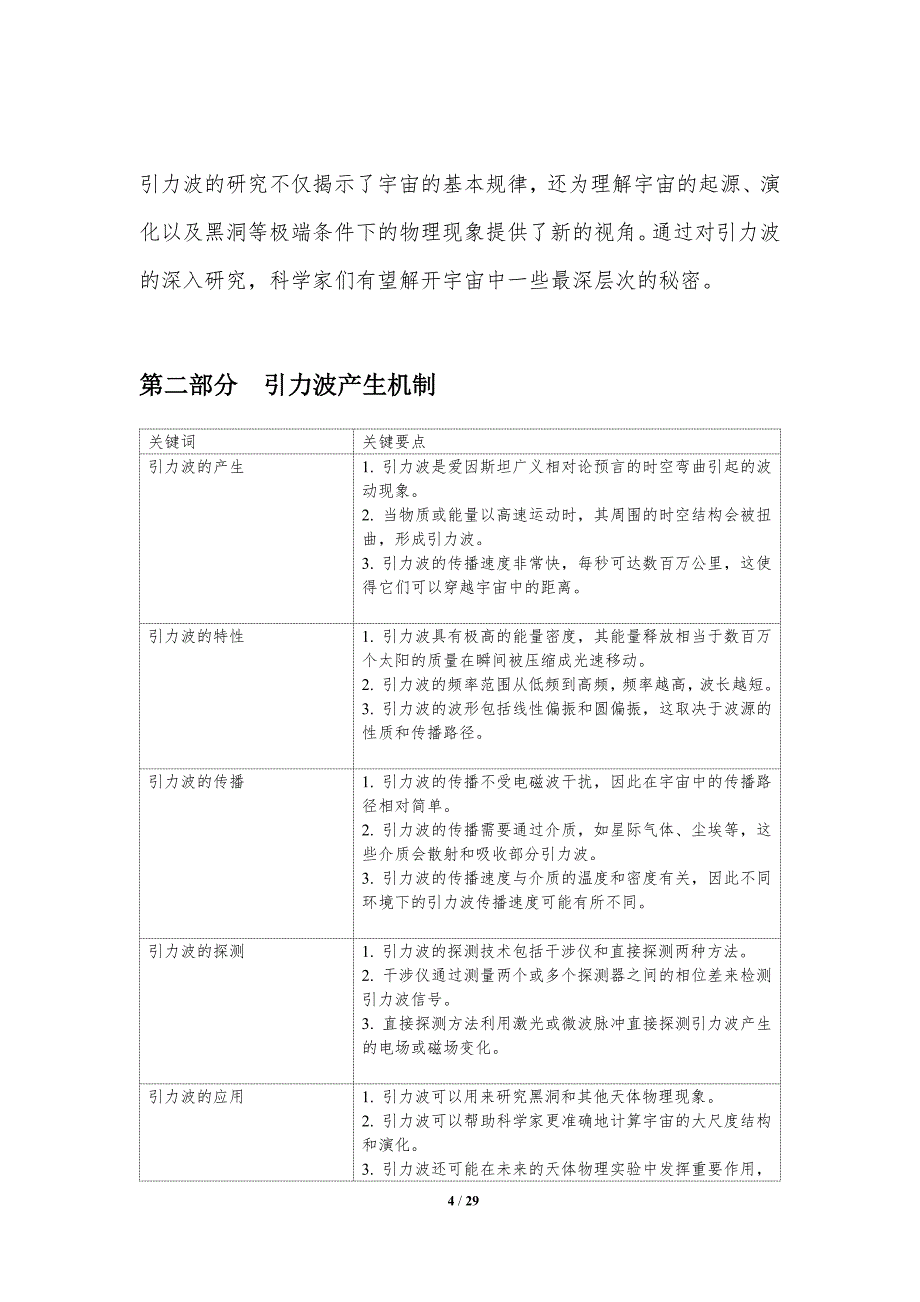 引力波在宇宙中的作用机制-洞察分析_第4页