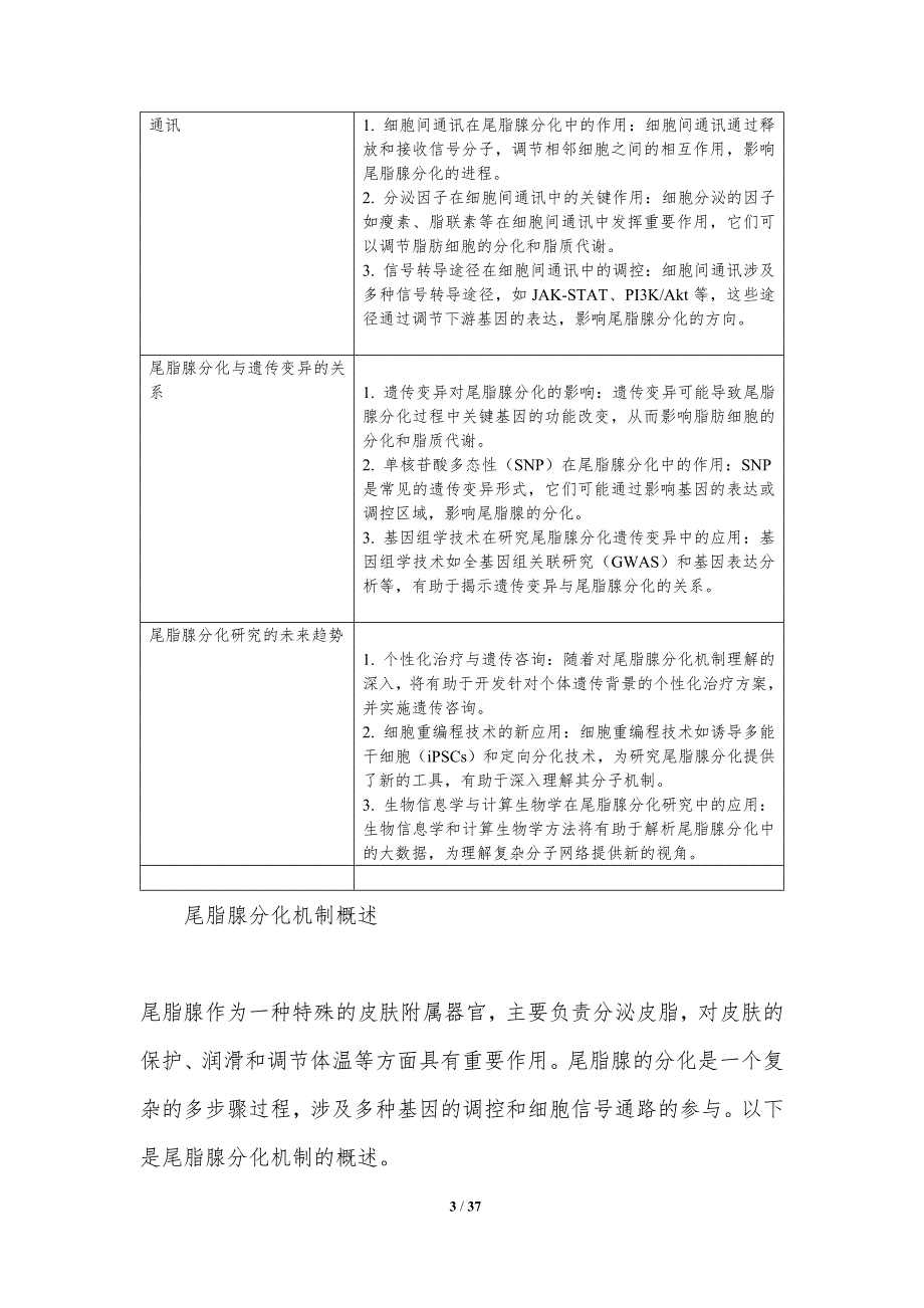 尾脂腺分化与脂肪代谢联系-洞察分析_第3页