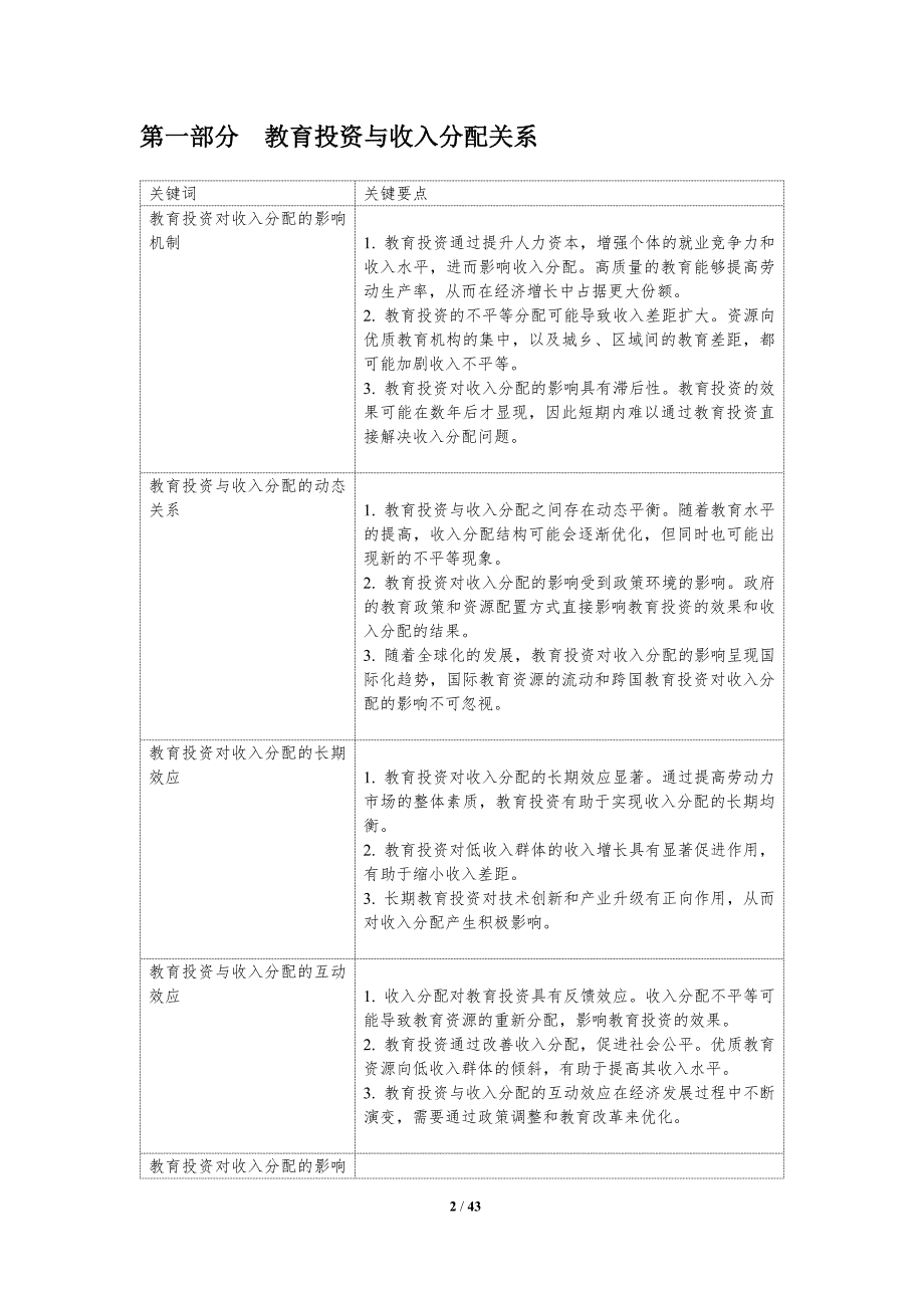 教育投资对收入分配效应-洞察分析_第2页