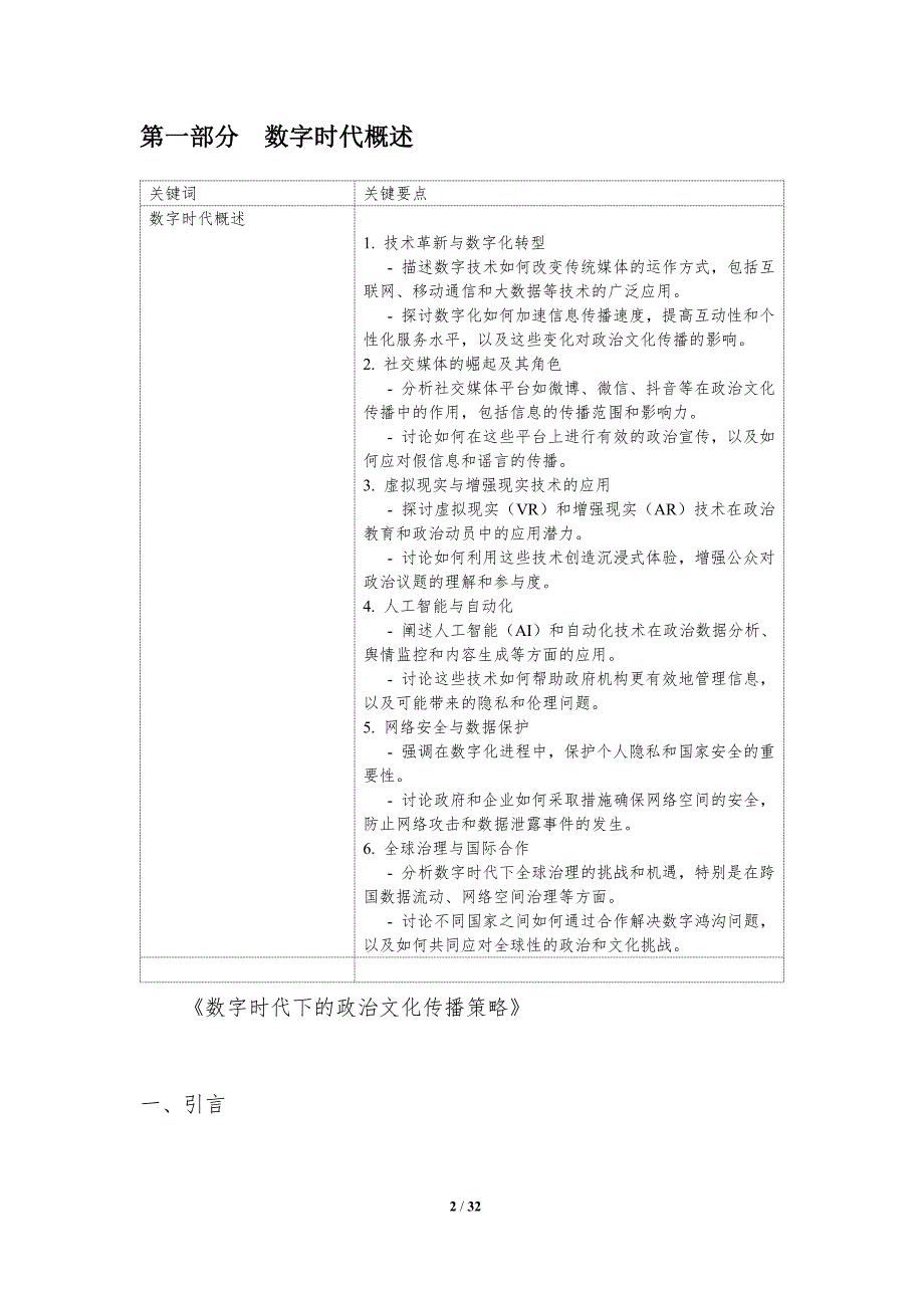 数字时代下的政治文化传播策略-第1篇-洞察分析_第2页