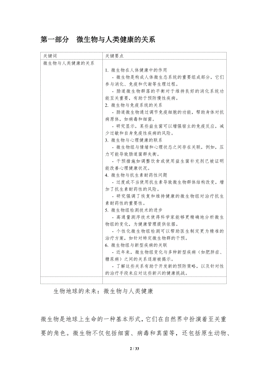 生物地球未来-微生物与人类健康的关系-洞察分析_第2页