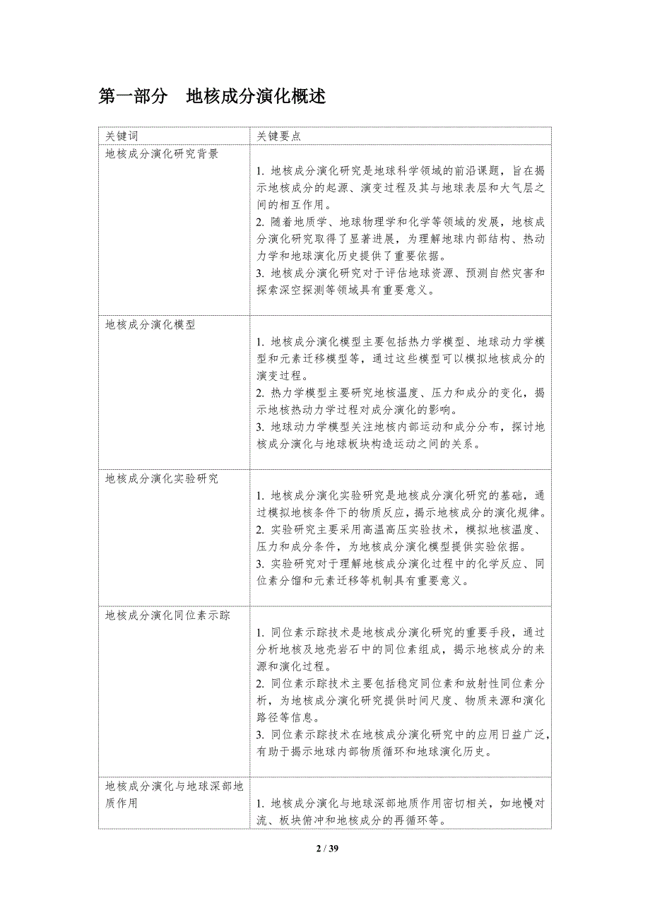 地核成分演化分析-洞察分析_第2页