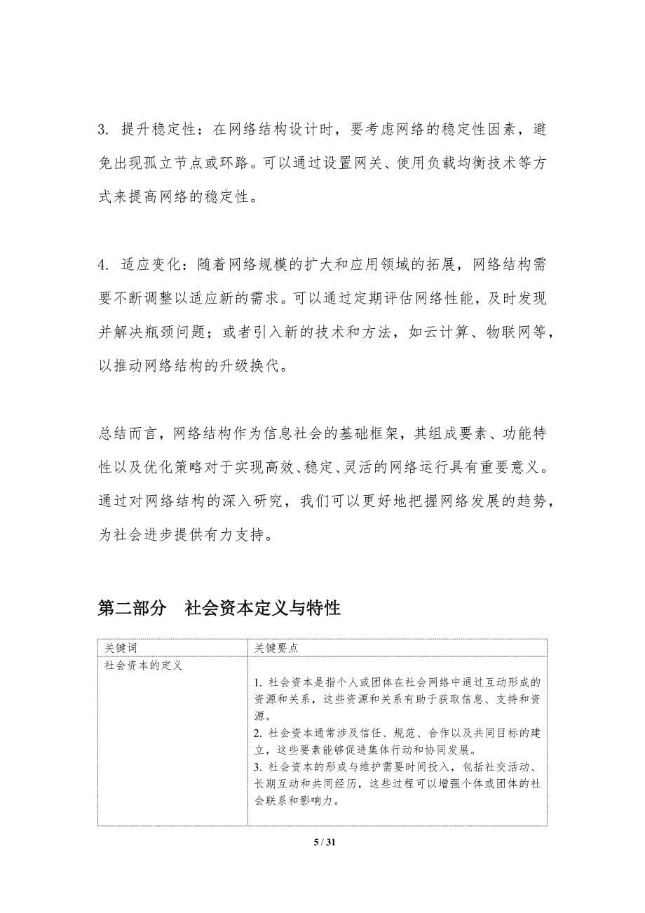 网络结构中社会资本的作用-洞察分析_第5页