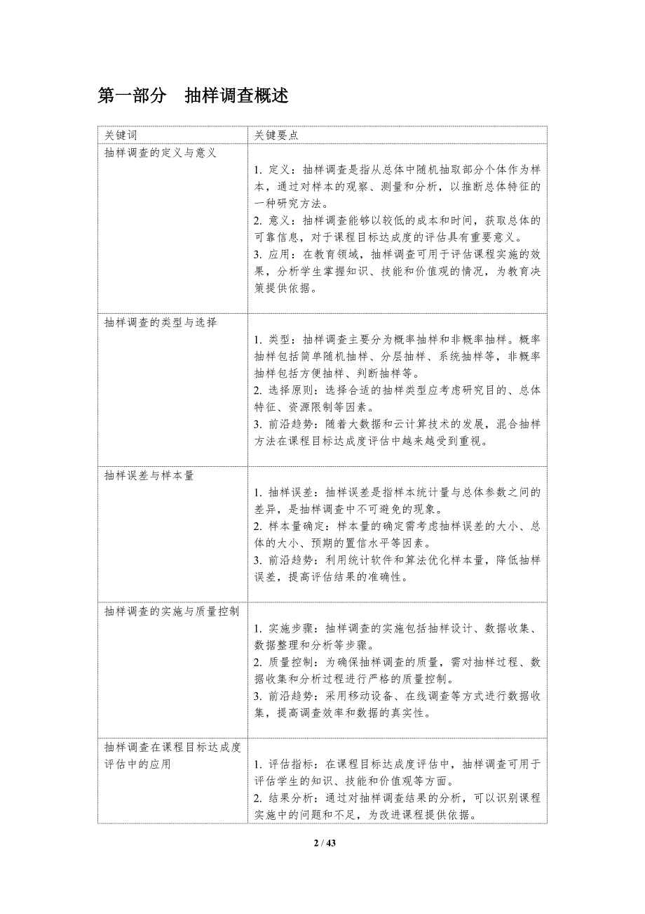 抽样调查在课程目标达成度评估-洞察分析_第2页