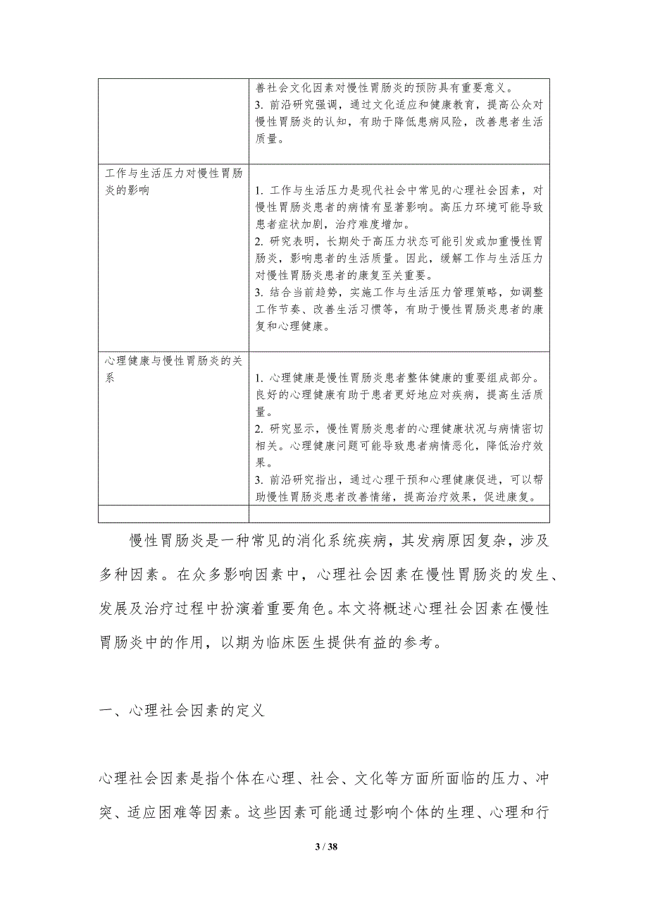 慢性胃肠炎心理社会因素-洞察分析_第3页