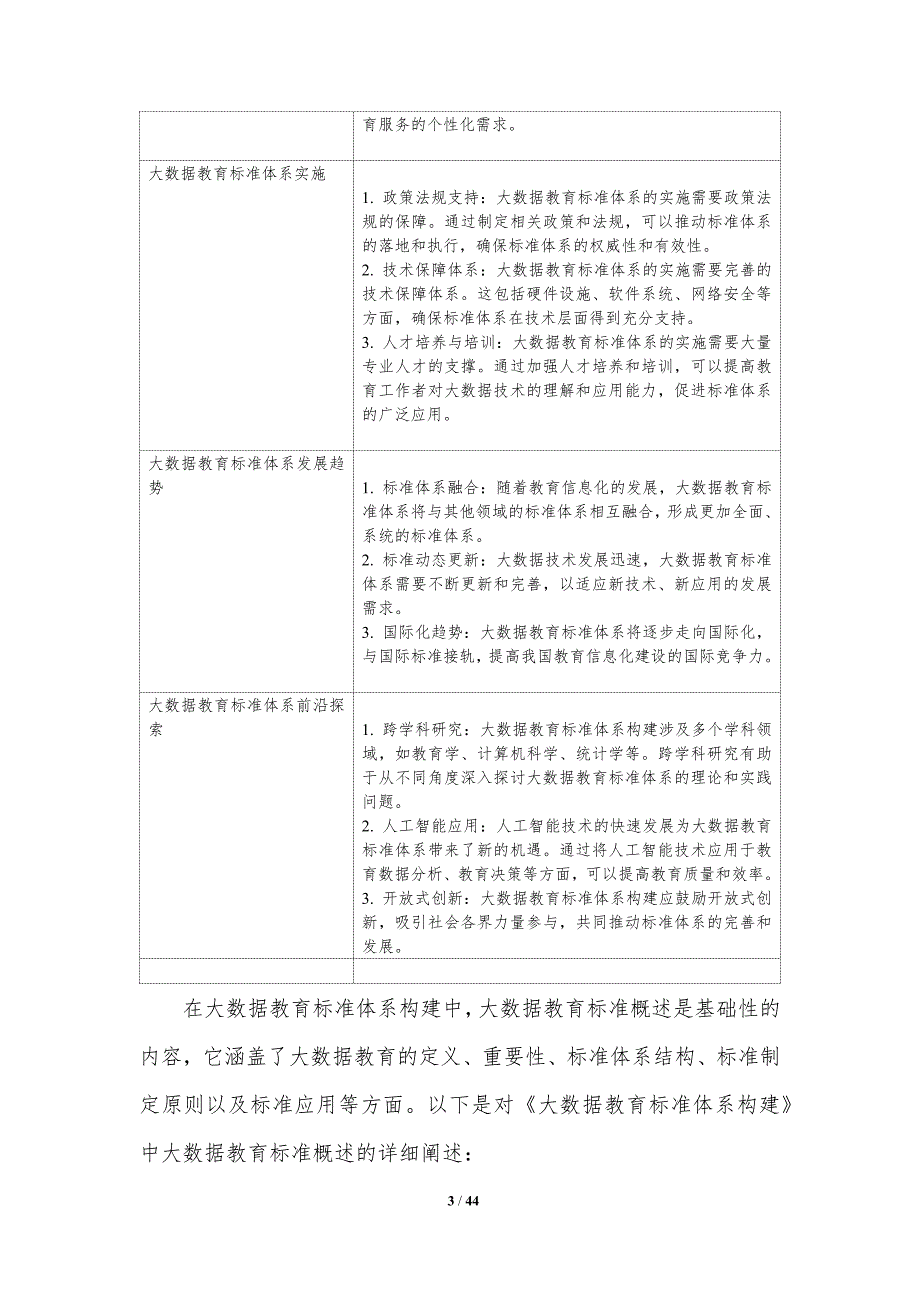 大数据教育标准体系构建-洞察分析_第3页