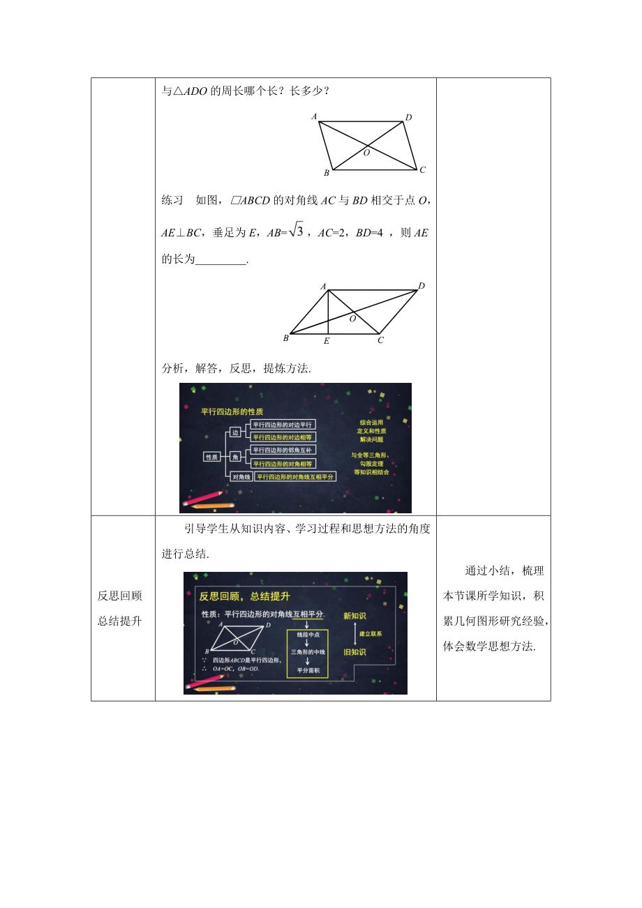 2024年人教版初中数学八年级下册 -平行四边形的性质(第二课时)-1教案_第4页