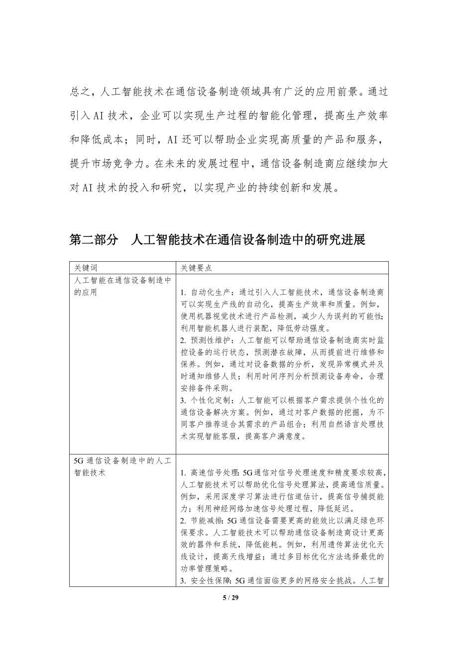 人工智能与通信设备制造-洞察分析_第5页