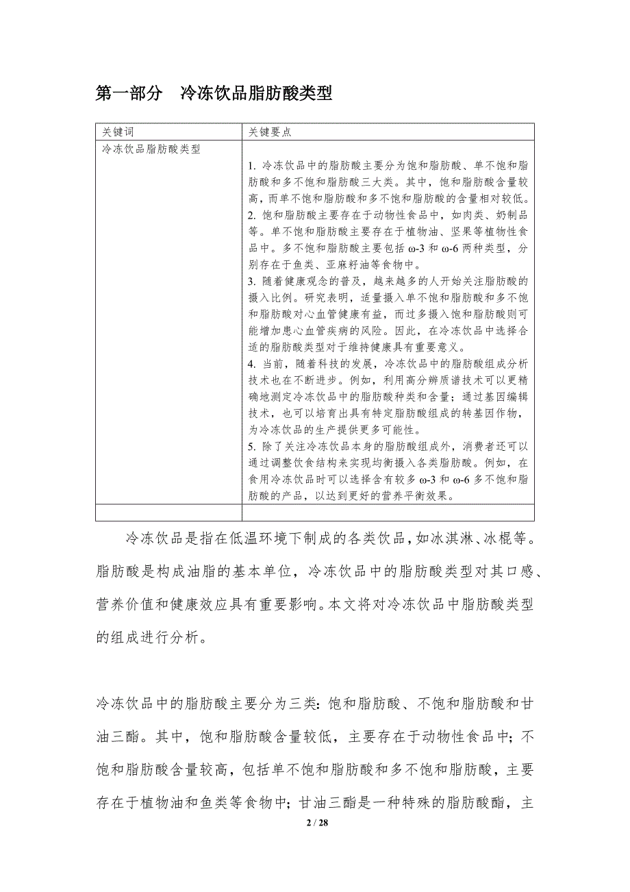 冷冻饮品中脂肪酸组成分析-洞察分析_第2页