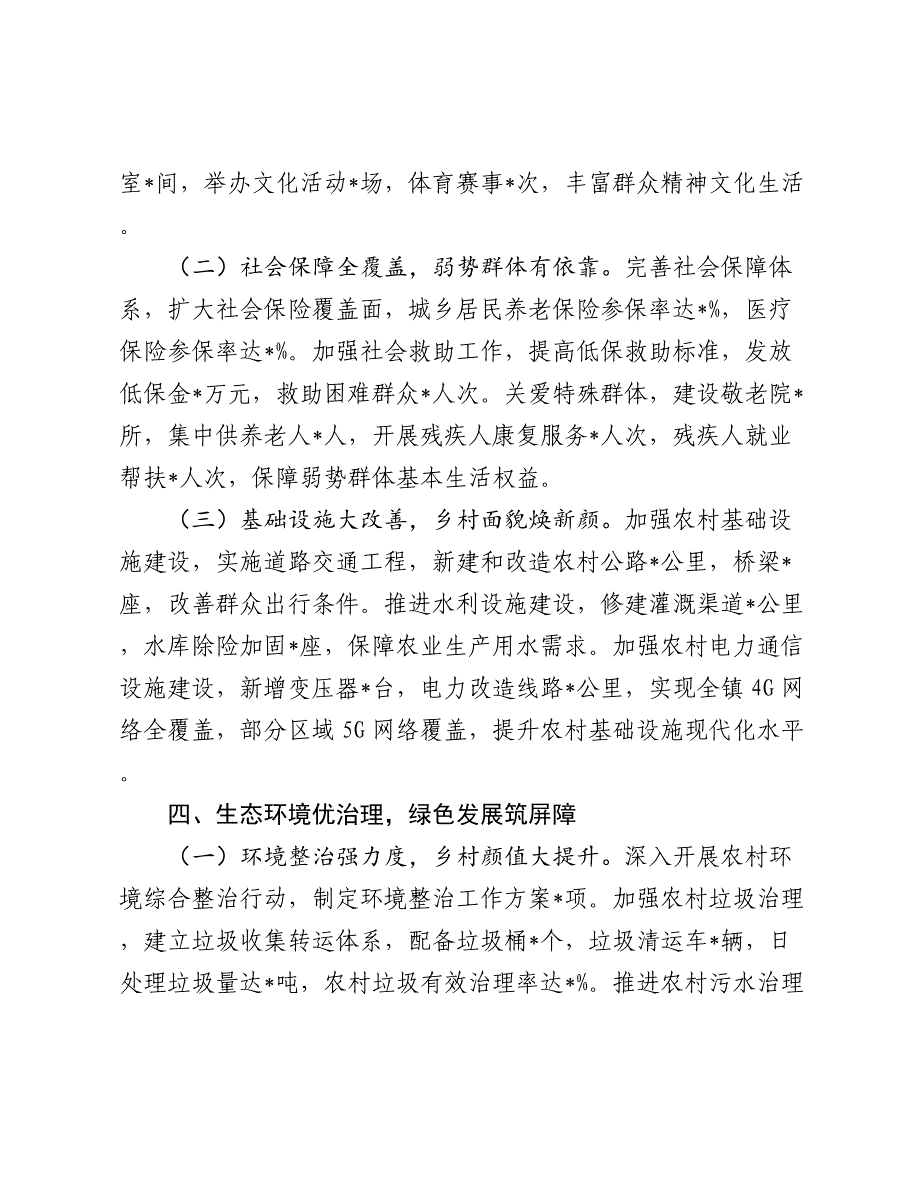 镇长2024-2025年述职述廉报告_第4页