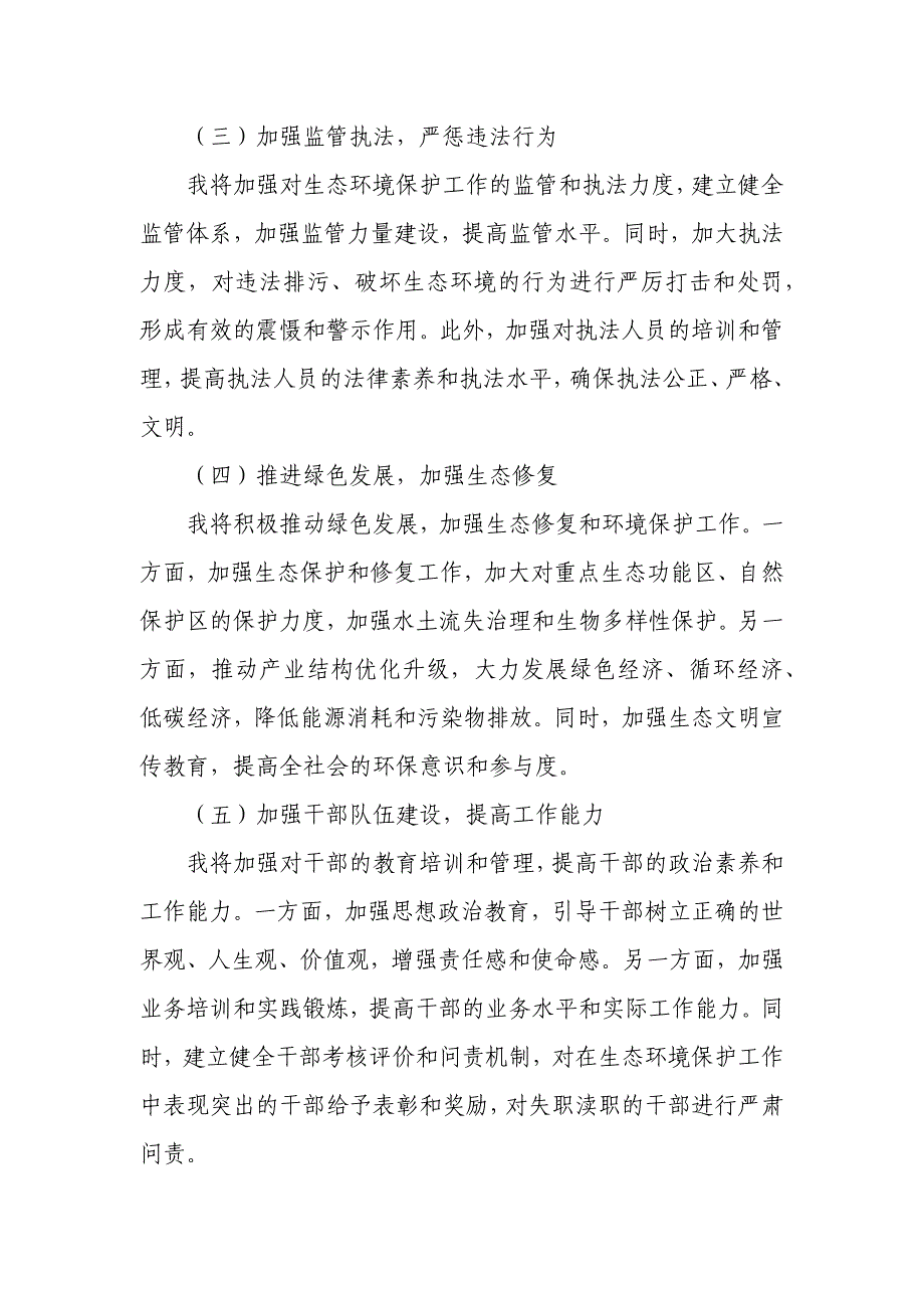 某县委书记关于中央环保督察问责后的检查检讨2_第4页