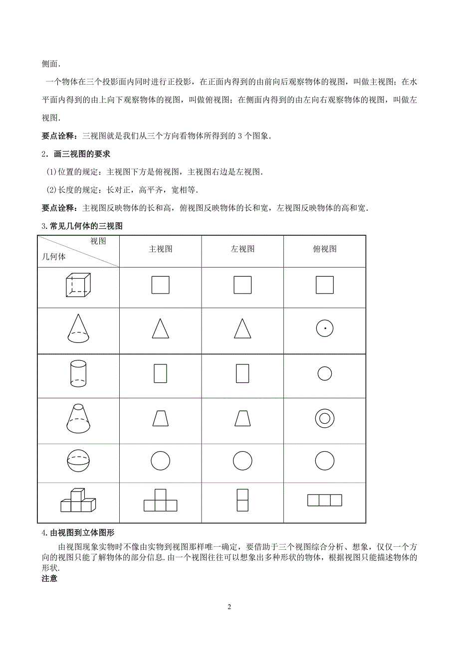 沪科版九年级数学上册期末复习考点第25章 投影与视图知识归纳与题型突破（5类题型清单）_第2页