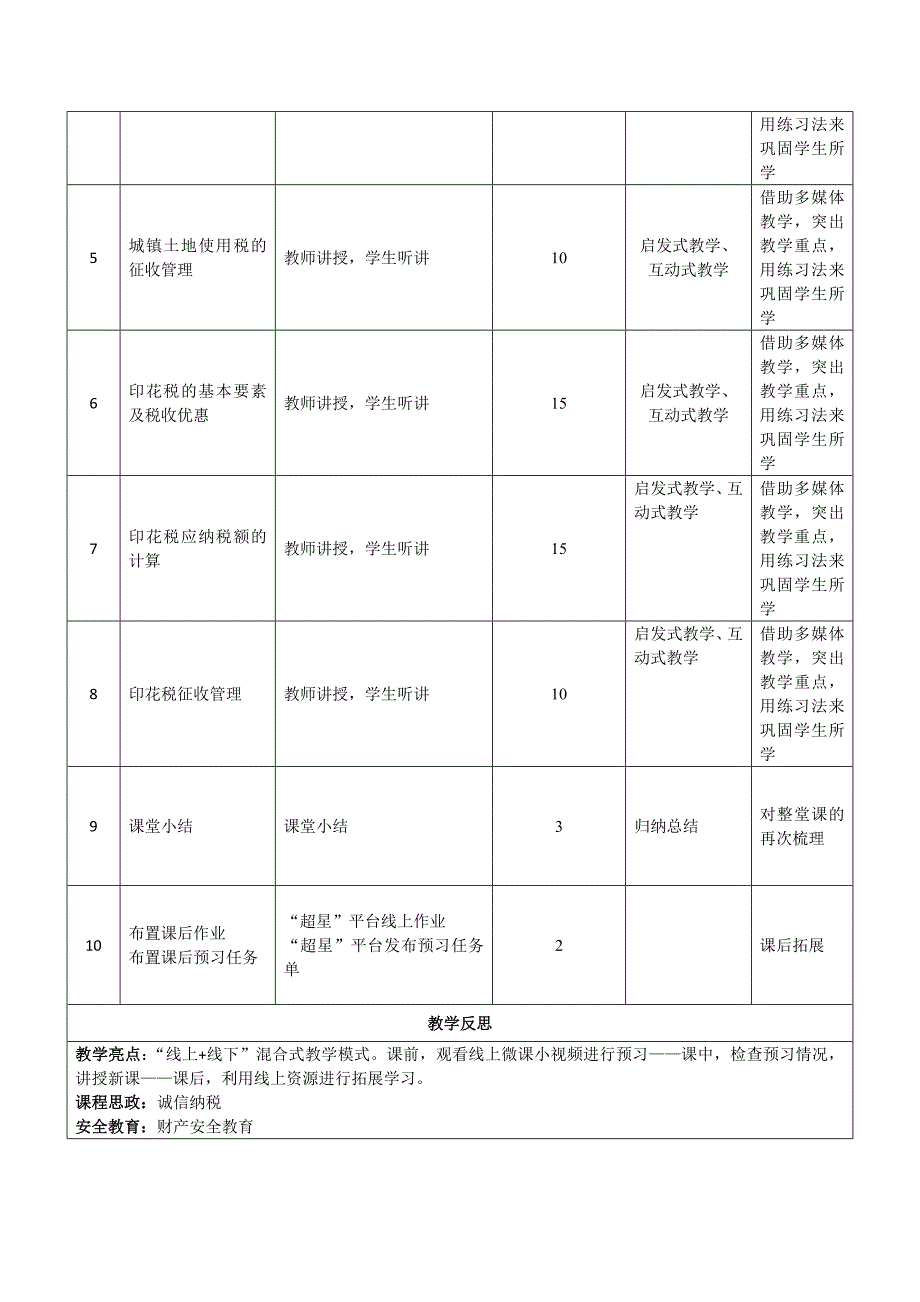 《税费核算与智能申报》授课教案—33_第2页