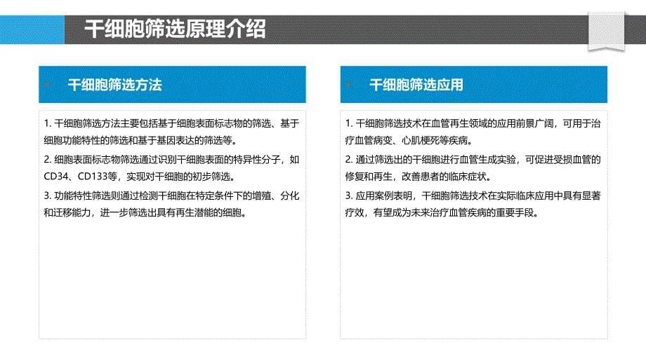 血管再生干细胞筛选技术-洞察分析_第5页